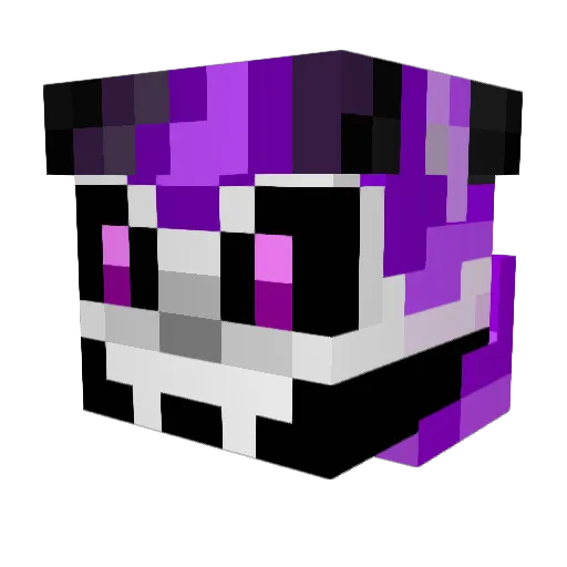 PHANTOMJAMIE Minecraft avatar head, 3D render