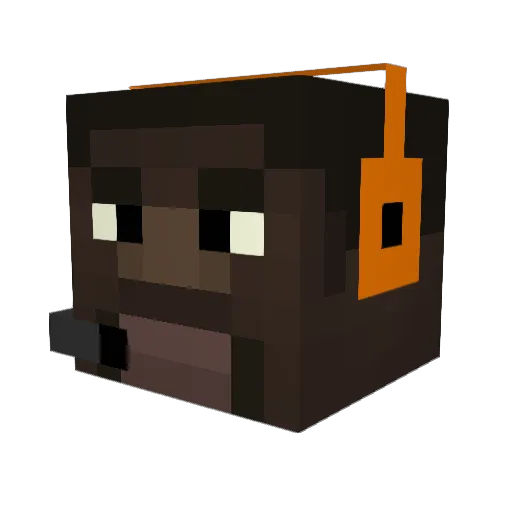 PHATBOIJAY Minecraft avatar head, 3D render
