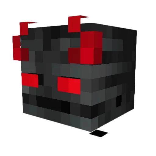 PHD1 Minecraft avatar head, 3D render
