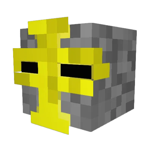 PHFranck Minecraft avatar head, 3D render