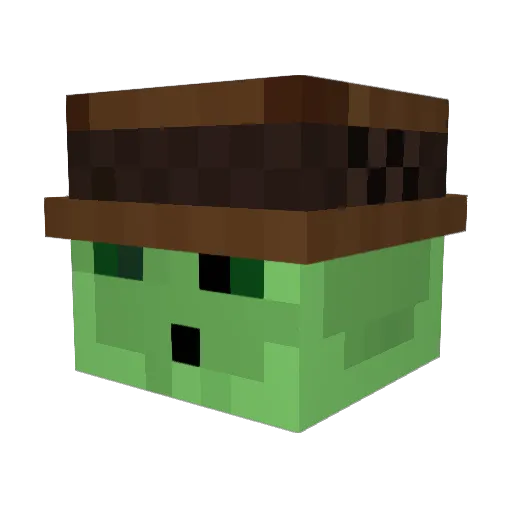 PHMaldo Minecraft avatar head, 3D render