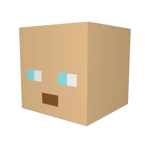PHOENIX318 Minecraft avatar head, 3D render