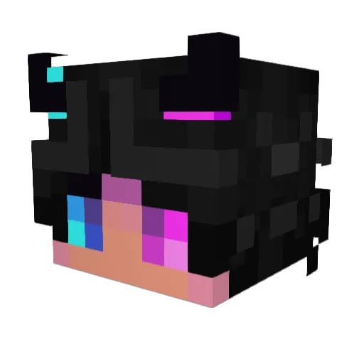 PHONKY3009 Minecraft avatar head, 3D render