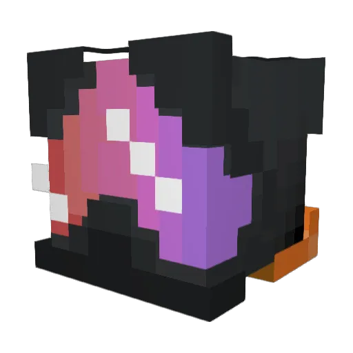 PHSAYY Minecraft avatar head, 3D render