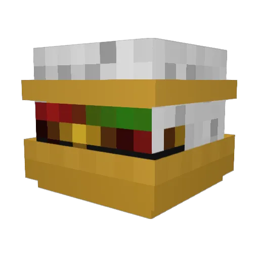 PHV26 Minecraft avatar head, 3D render