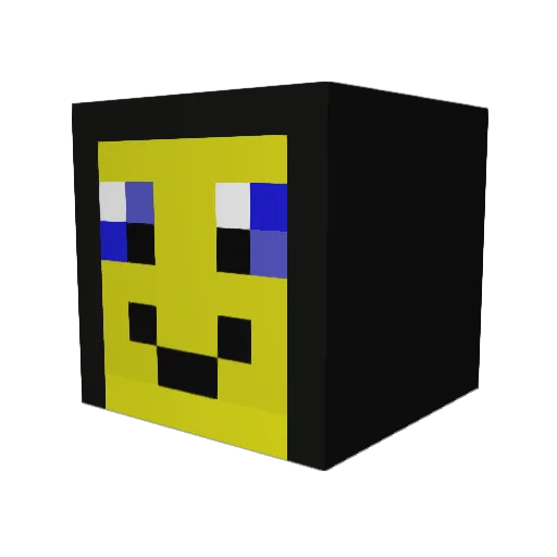 PHXSUNSFAN23 Minecraft avatar head, 3D render