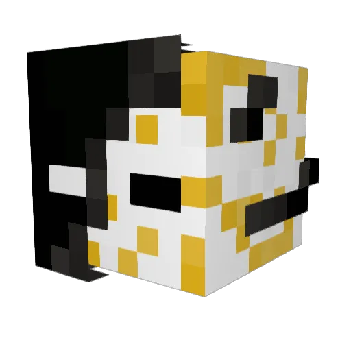 PHXTitan Minecraft avatar head, 3D render