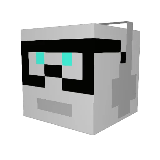 PHXdogg Minecraft avatar head, 3D render