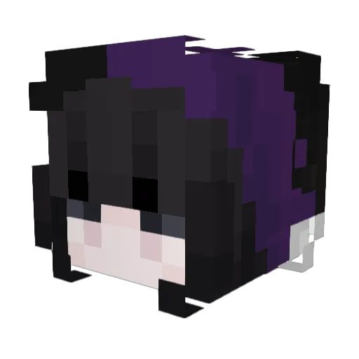 PHY1229 Minecraft avatar head, 3D render
