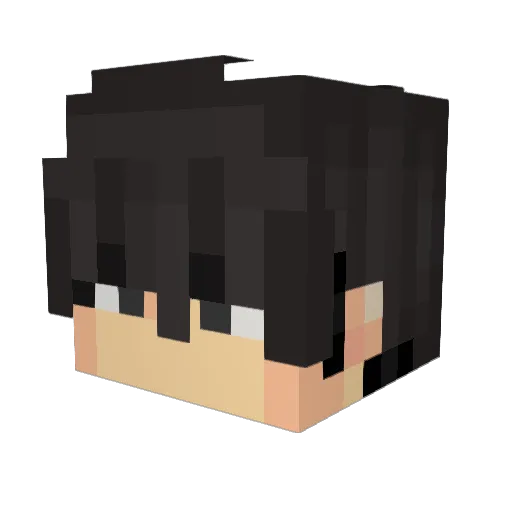 PHYCIXDXXM Minecraft avatar head, 3D render