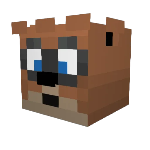 PHZ710 Minecraft avatar head, 3D render
