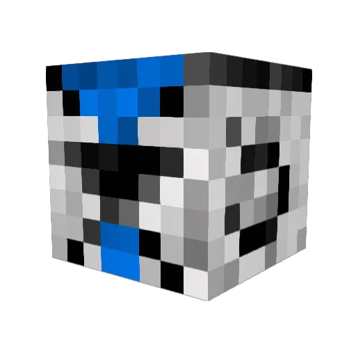 PICKLEsquash Minecraft avatar head, 3D render