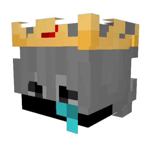 PIEE999 Minecraft avatar head, 3D render