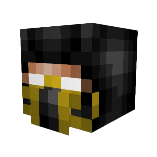 PIEMAN432 Minecraft avatar head, 3D render