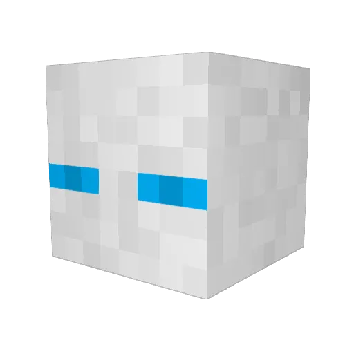 PIEPIGGY Minecraft avatar head, 3D render