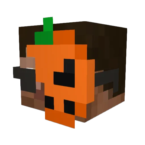 PIERCER1512 Minecraft avatar head, 3D render