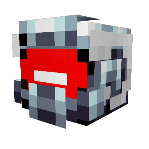 PIGGY1971 Minecraft avatar head, 3D render