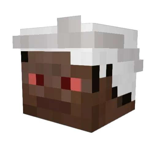 PIKODELAFAKTDIVY Minecraft avatar head, 3D render