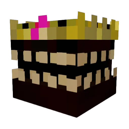 PIKXELXD12 Minecraft avatar head, 3D render