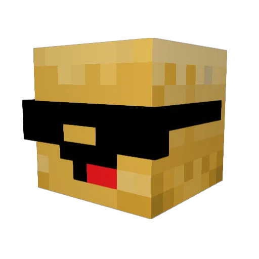 PIMKOEKJE2 Minecraft avatar head, 3D render