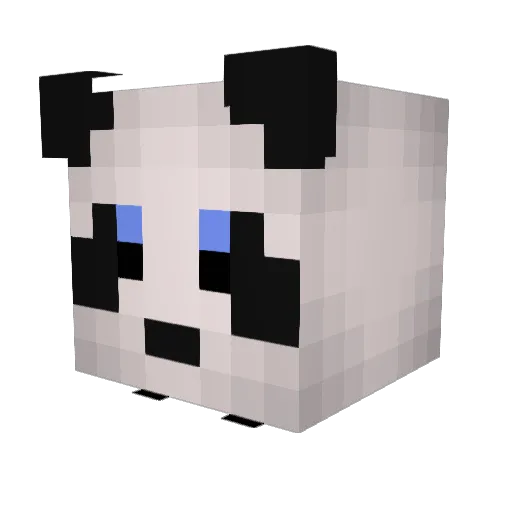 PINKGUAP87 Minecraft avatar head, 3D render
