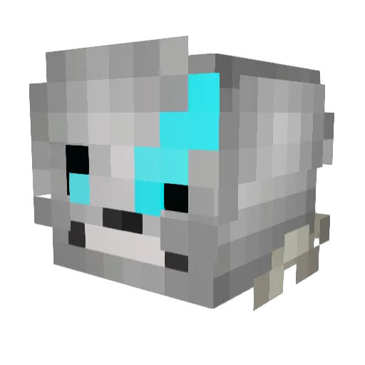 PINKSHEEP634 Minecraft avatar head, 3D render