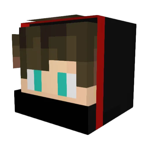 PIOTRRURBEX Minecraft avatar head, 3D render