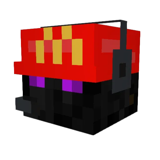 PIPEN19 Minecraft avatar head, 3D render