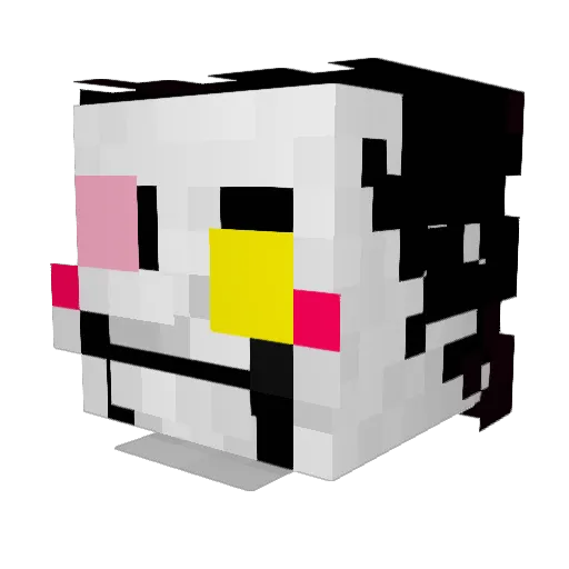 PIPIsGOD_1997 Minecraft avatar head, 3D render