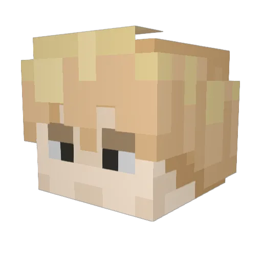 PITBULLJ0E Minecraft avatar head, 3D render