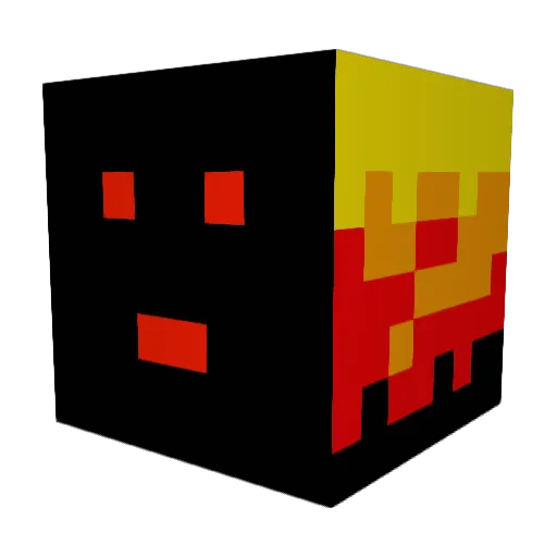 PITRAT29481 Minecraft avatar head, 3D render