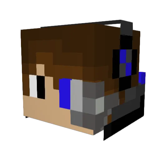 PIXel_mixr Minecraft avatar head, 3D render