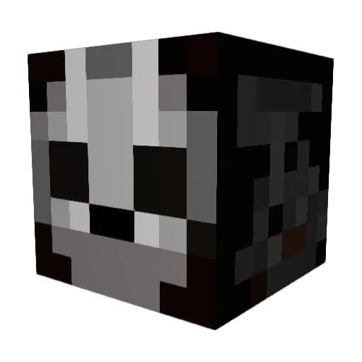 PIZ4RR0 Minecraft avatar head, 3D render