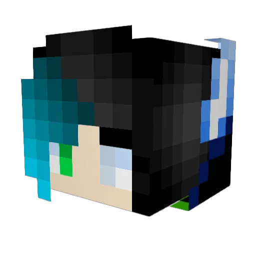 PIZZAFACE1805 Minecraft avatar head, 3D render