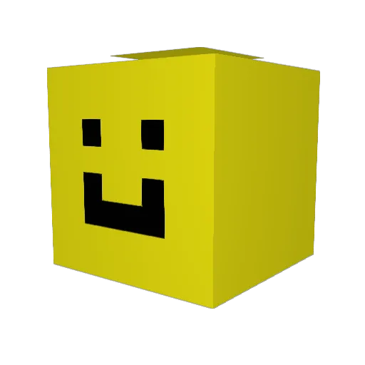 PIZZASAM Minecraft avatar head, 3D render