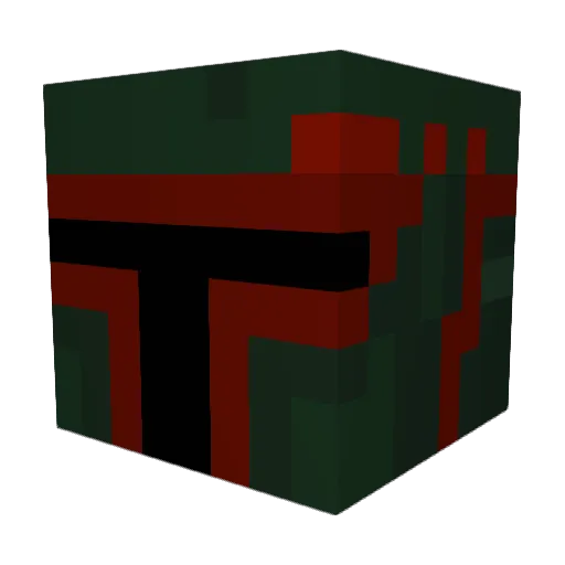 PI_XP Minecraft avatar head, 3D render