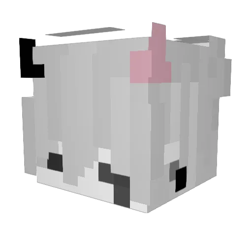 PInkkyPie Minecraft avatar head, 3D render