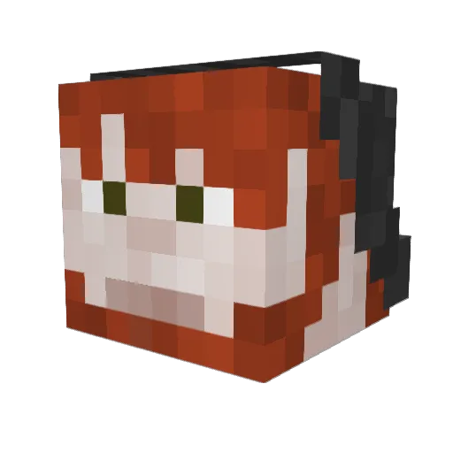 PJArtama Minecraft avatar head, 3D render