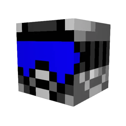 PJDM Minecraft avatar head, 3D render