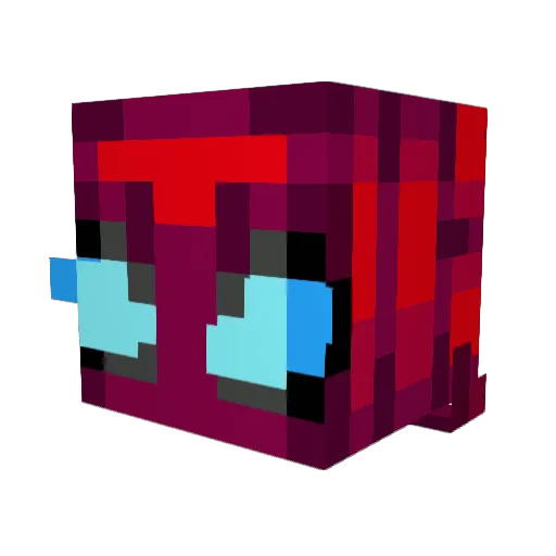 PJFUNNY Minecraft avatar head, 3D render