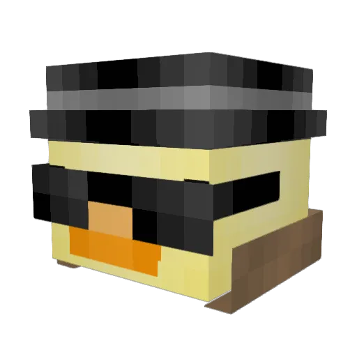 Minecraft-Avatar von PJLesure: Kopf als 3D-Render