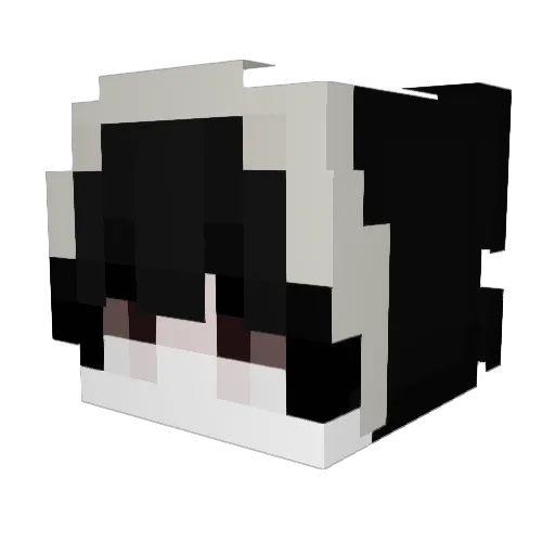 PJM134340 Minecraft avatar head, 3D render
