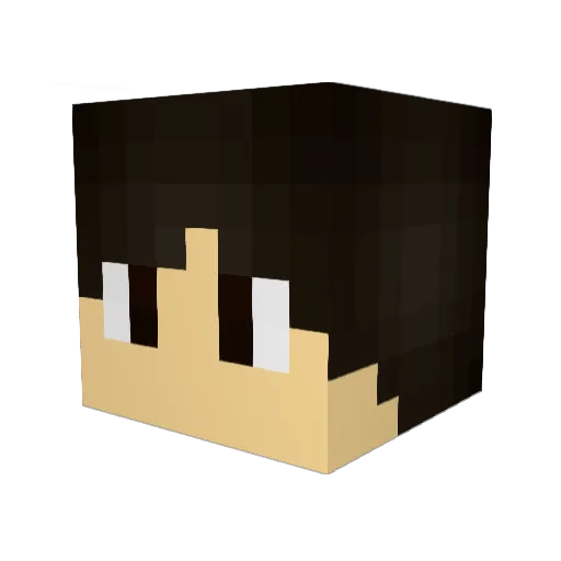PJRodrigo Minecraft avatar head, 3D render
