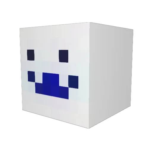 PJm09 Minecraft avatar head, 3D render