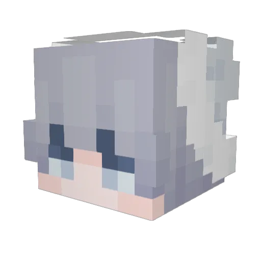 PKKMC Minecraft avatar head, 3D render