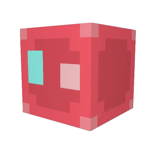 PKNEon Minecraft avatar head, 3D render