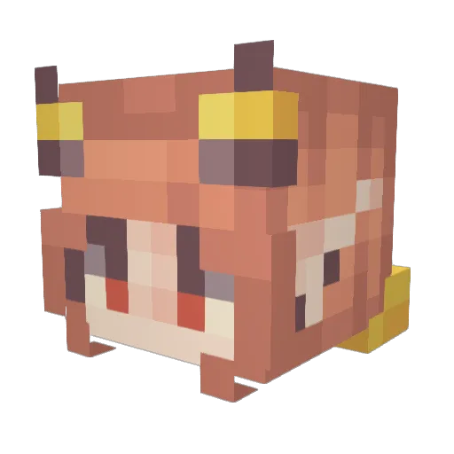PK_Sangy Minecraft avatar head, 3D render