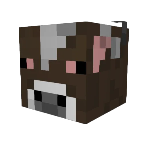 PKaAh Minecraft avatar head, 3D render