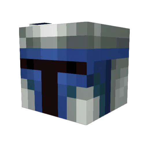PKthunder34 Minecraft avatar head, 3D render