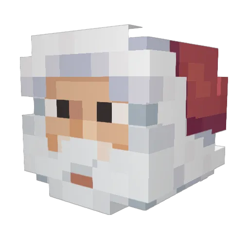 PLAYMASTER2MIL Minecraft avatar head, 3D render